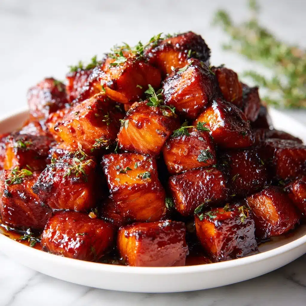 Hot Honey Salmon Bites Recipe