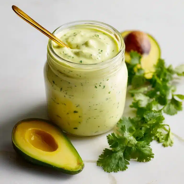 Easy Avocado Dressing Recipe