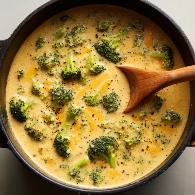 Creamy Broccoli Cheddar Soup Recipe