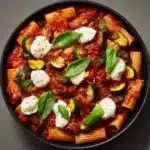 Rigatoni with Sausage, Tomatoes, and Zucchini Recipe