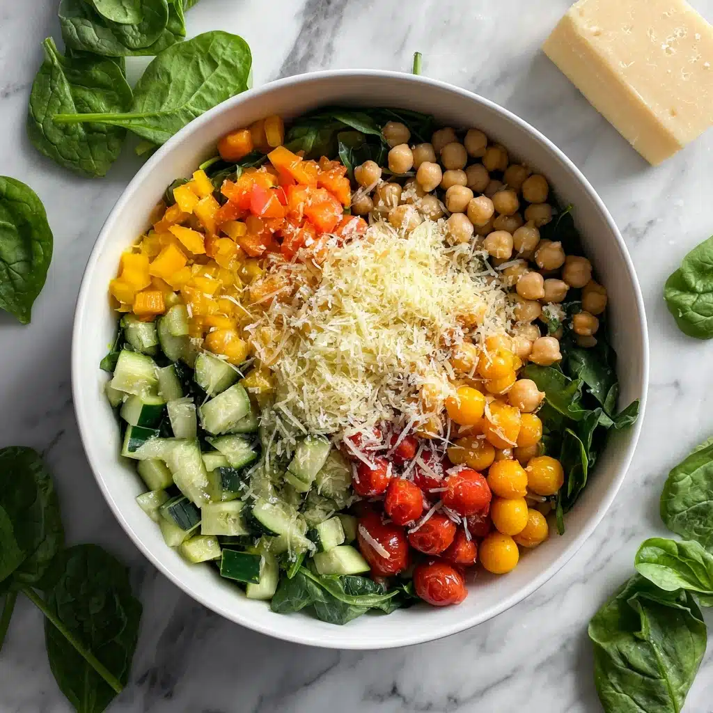 Colorful Summer Chickpea Salad Recipe - Recipe Image