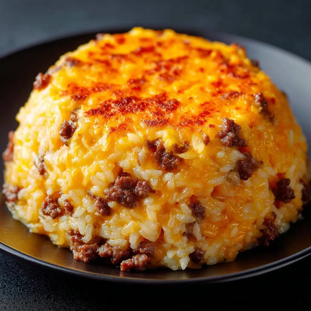 Cheesy Ground Beef and Rice Recipe - Recipe Image