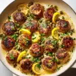 Chicken Piccata Meatballs Recipe