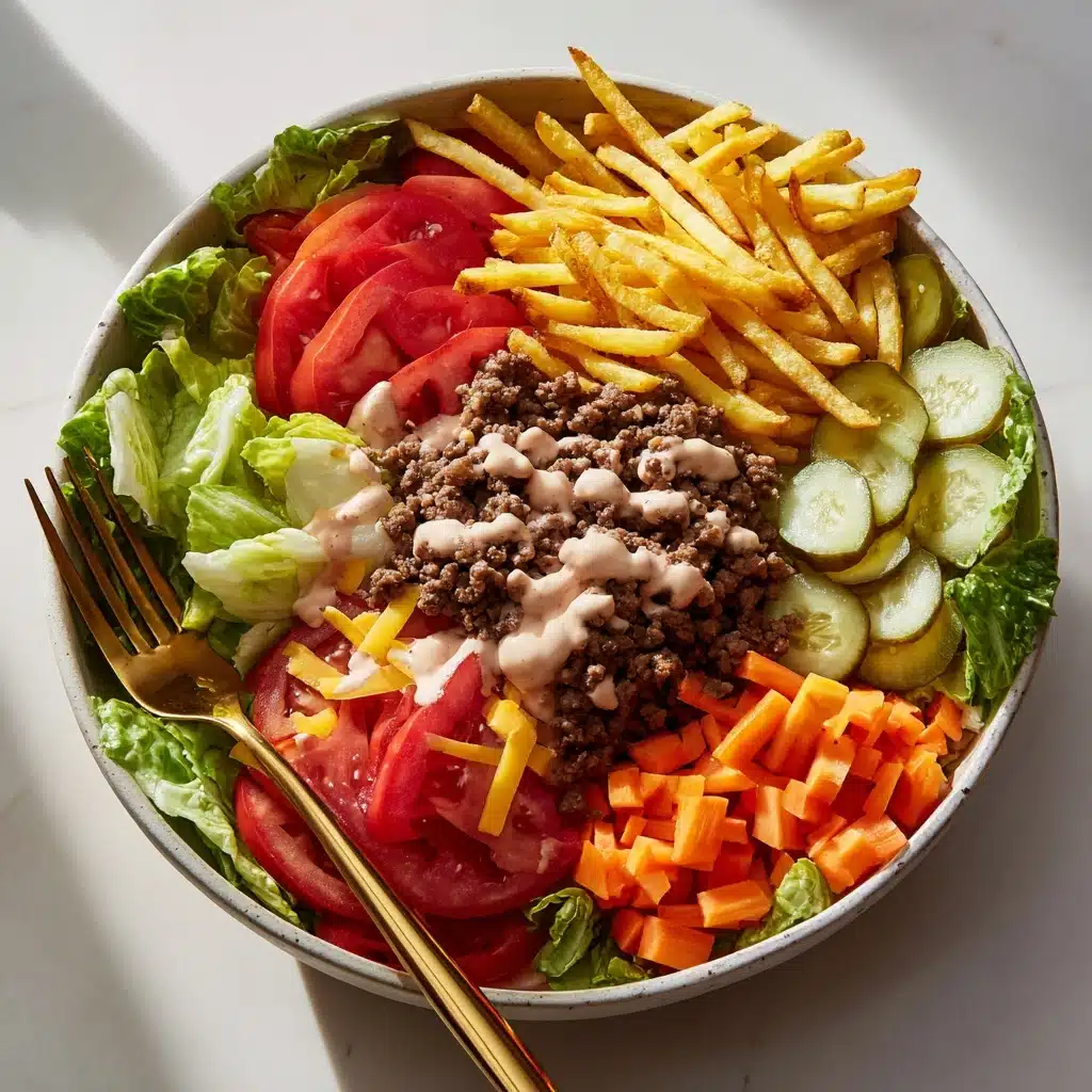 Beef Burger Bowl Recipe - Recipe Image