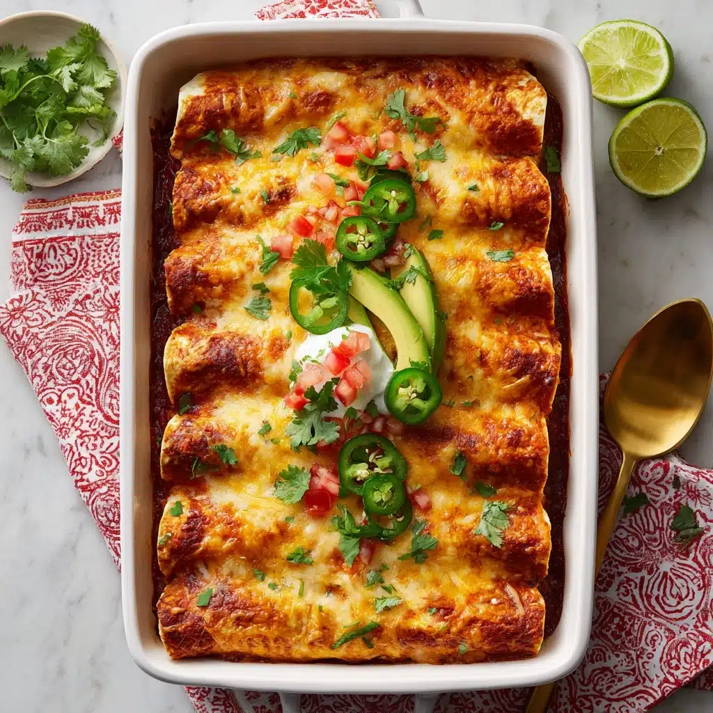 Easy Green Chicken Enchiladas Recipe