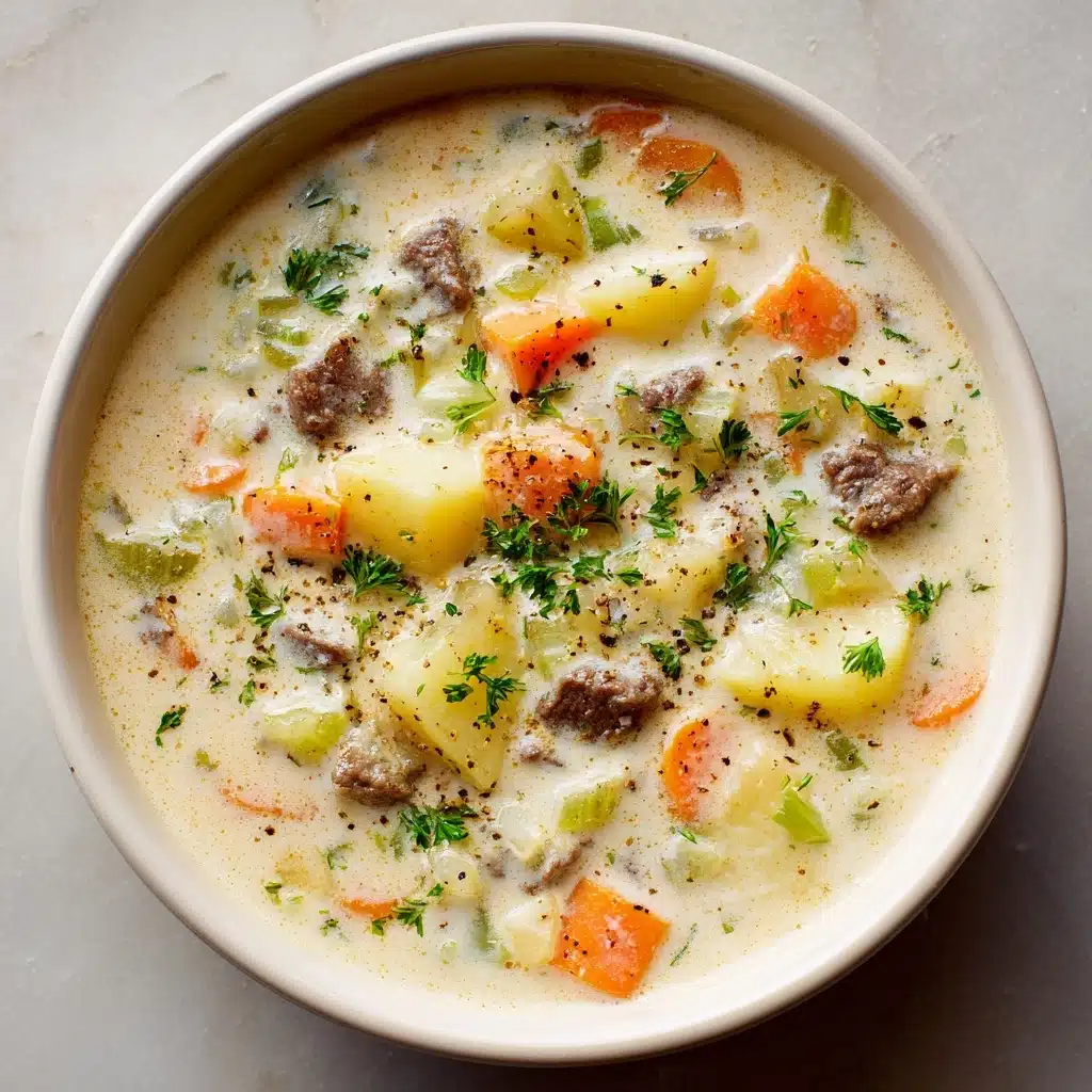 Philly Cheese Steak Soup Recipe - Recipe Image