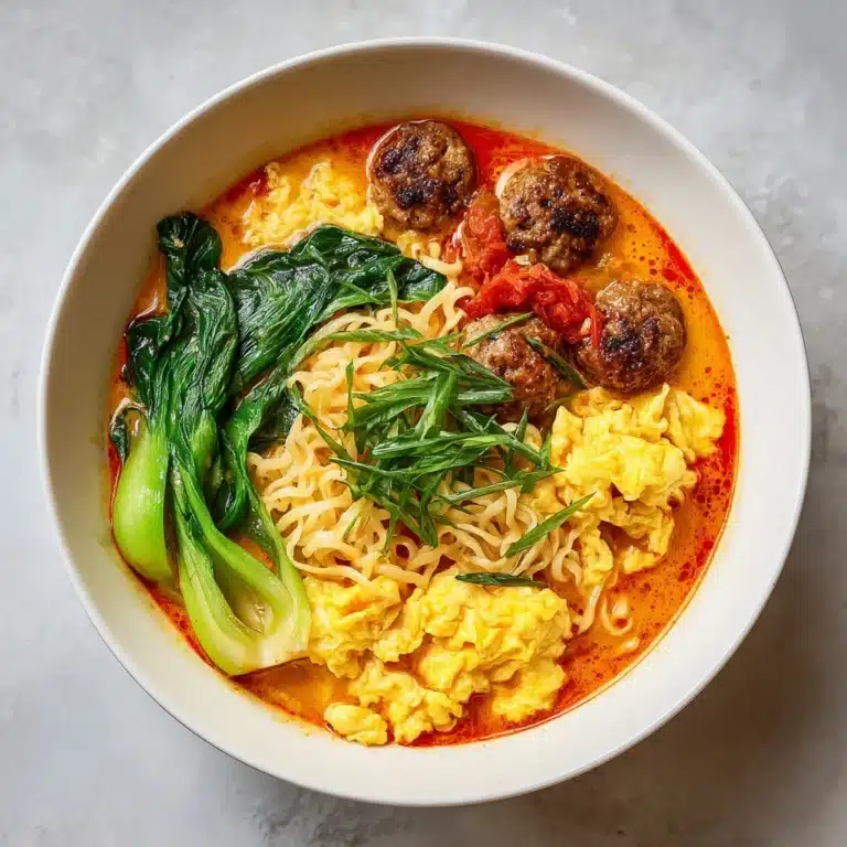 Tomato Egg Noodle Soup Recipe