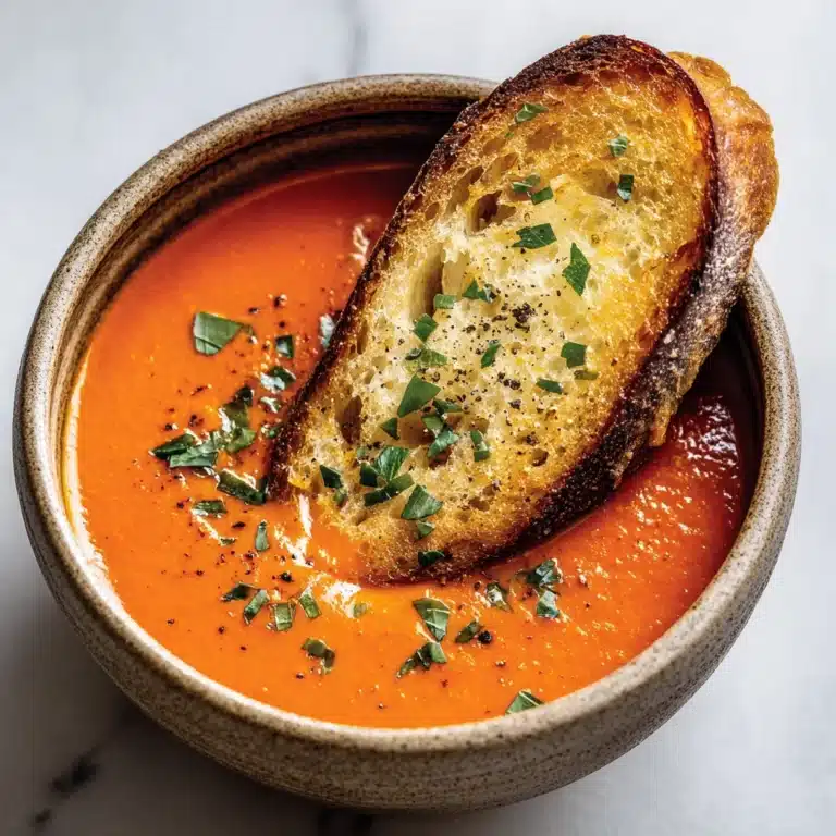 Roasted Tomato Basil Soup Recipe