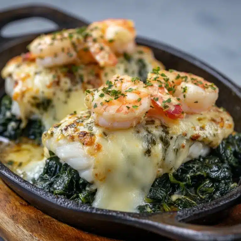 Stuffed Catfish with Spinach Recipe