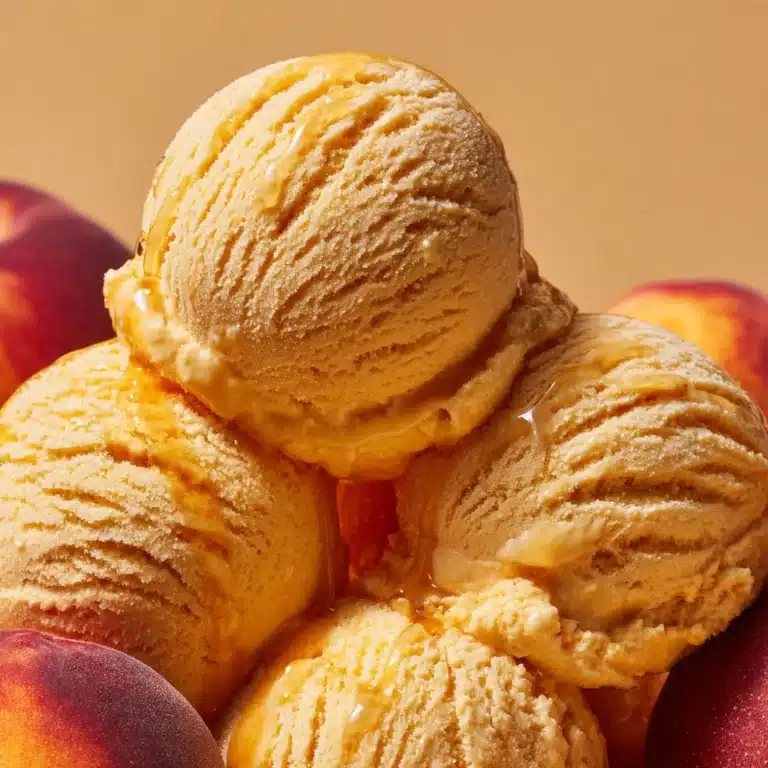 Easy Refreshing Peach Sorbet Recipe