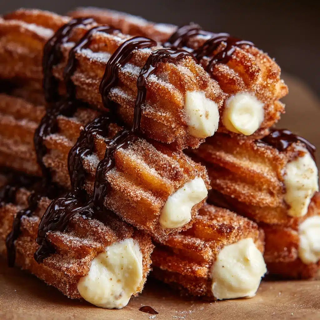 Cookie Dough Cheesecake-Stuffed Churros Recipe - Recipe Image