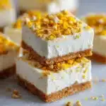 No-Bake Lemon Ricotta Cheesecake Bars Recipe