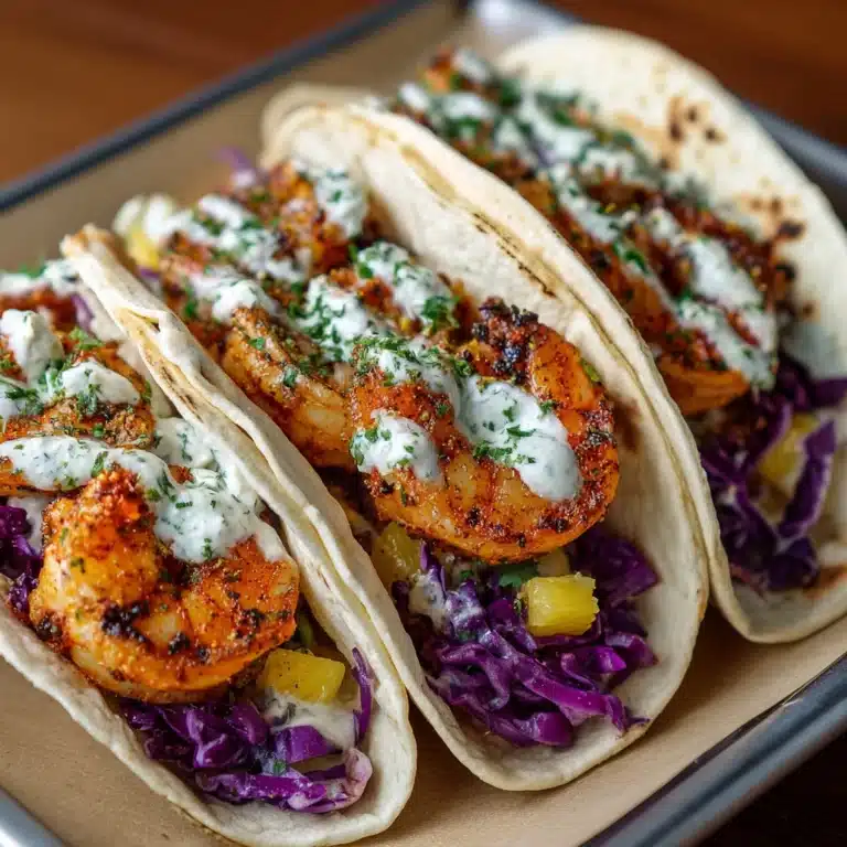 Shrimp Tacos with Pineapple Salsa Recipe