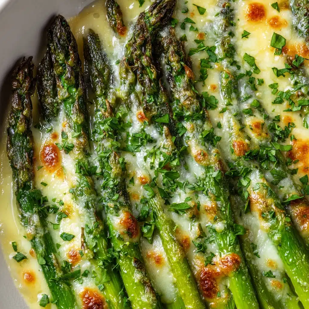 Cheesy Garlic Roasted Asparagus Recipe - Recipe Image