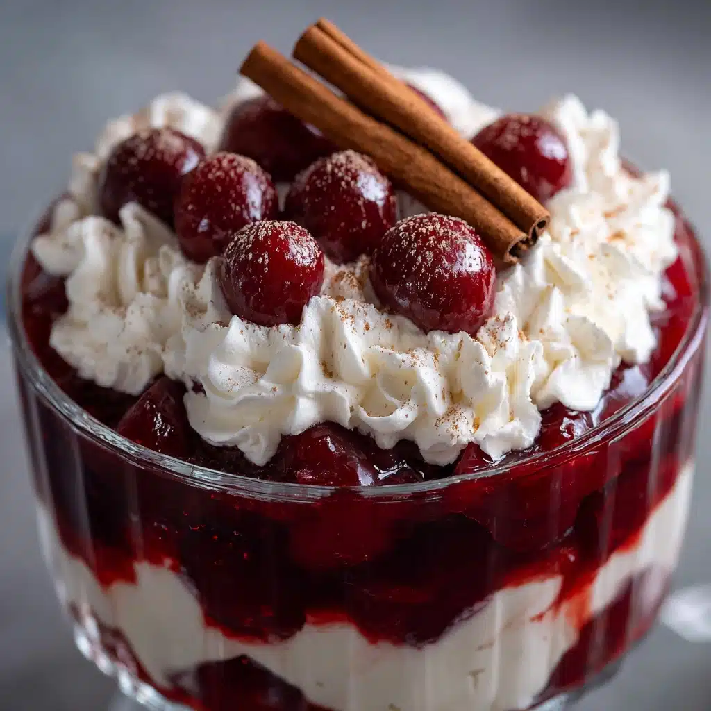 Cranberry Jello Salad with Cream Cheese Topping Recipe - Recipe Image