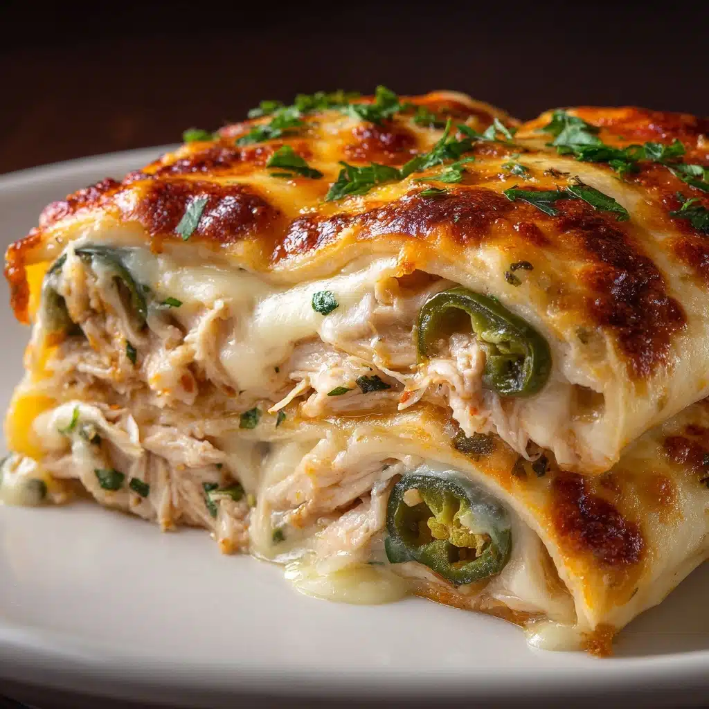 Smoky Cheesy Jalapeño Chicken Rolls Recipe - Recipe Image