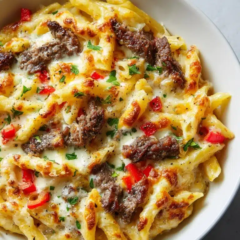 Philly Cheesesteak Pasta Recipe