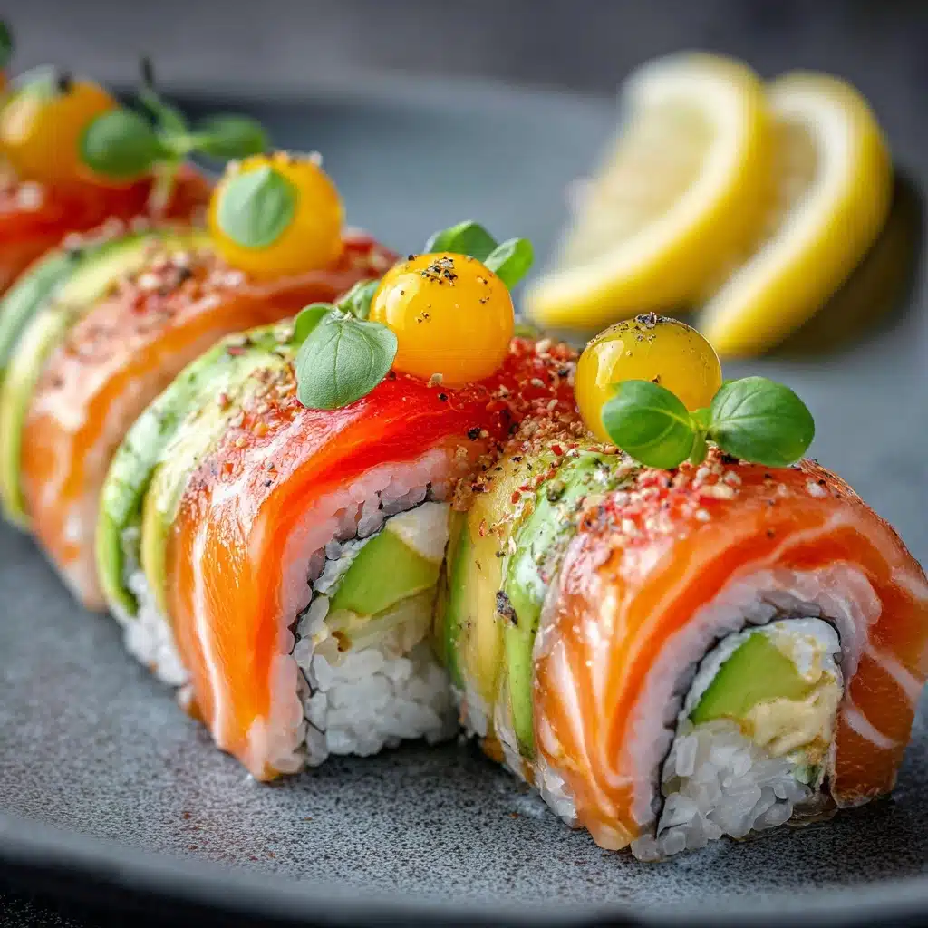 Lemon Basil Salmon Rolls Recipe