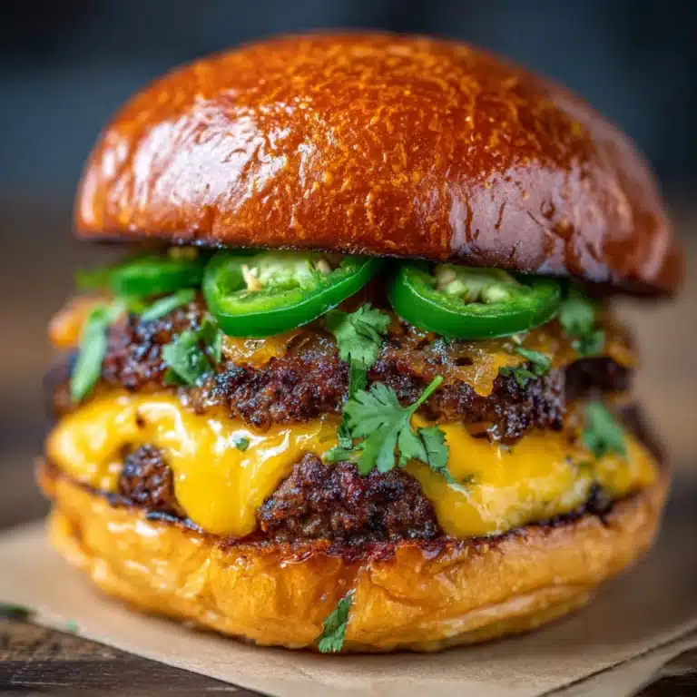 Jalapeño-Onion Smash Burgers Recipe