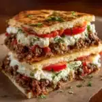 Slow-Cooked Beef Pizza Burgers Recipe