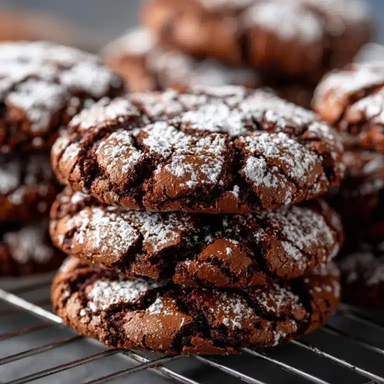 Chocolate Crinkle Cookies Recipe