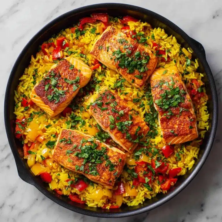 One-Pan Salmon and Rice Recipe