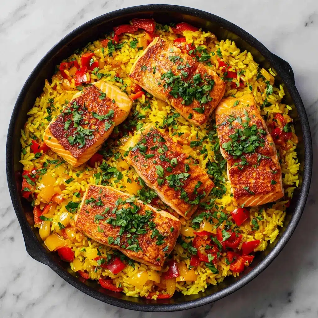 One-Pan Salmon and Rice Recipe - Recipe Image