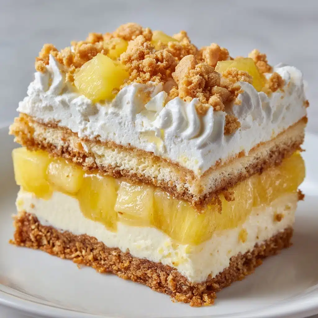 Tropical Pineapple Paradise Pie Recipe - Recipe Image