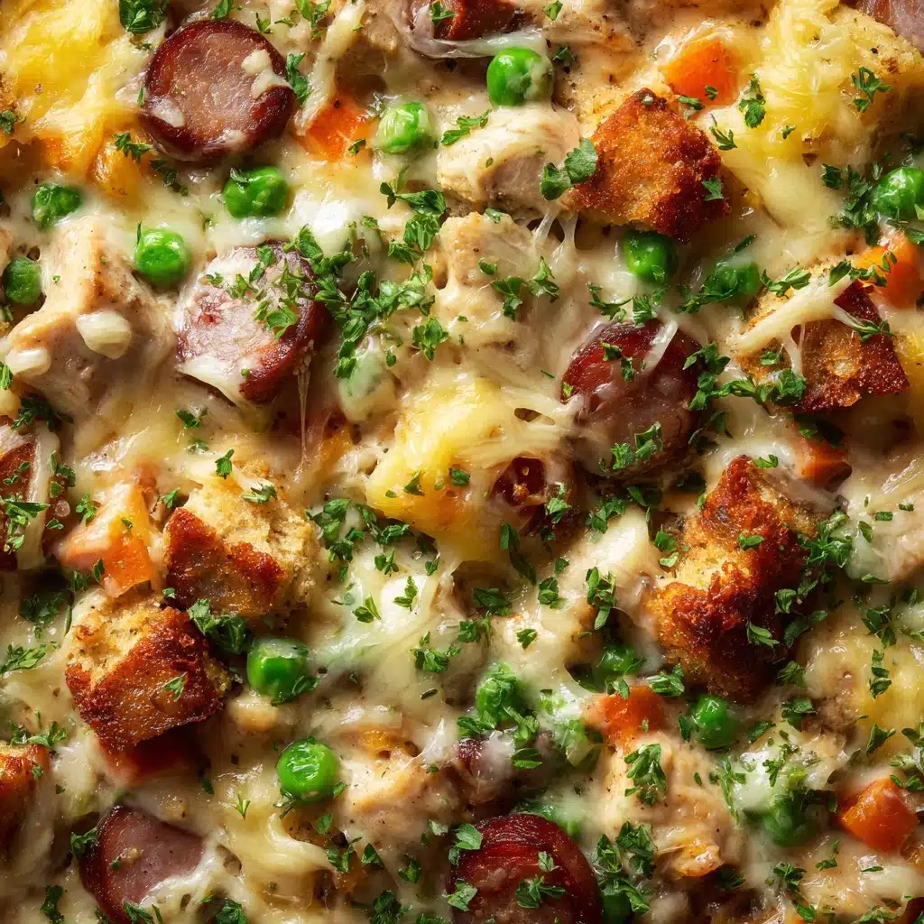 Creamy Chicken Sausage Skillet Recipe - Recipe Image