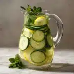 Cucumber Lemon Mint Infused Water Recipe