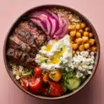 Mediterranean Steak Bowl Recipe