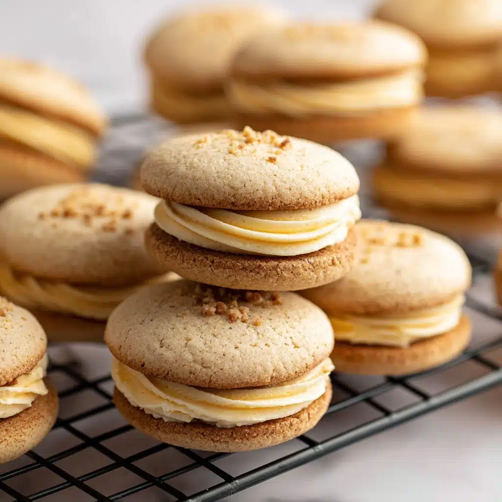 Pistachio Latte Sandwich Cookies Recipe - Recipe Image