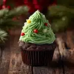Christmas Tree Brownie Cups Recipe
