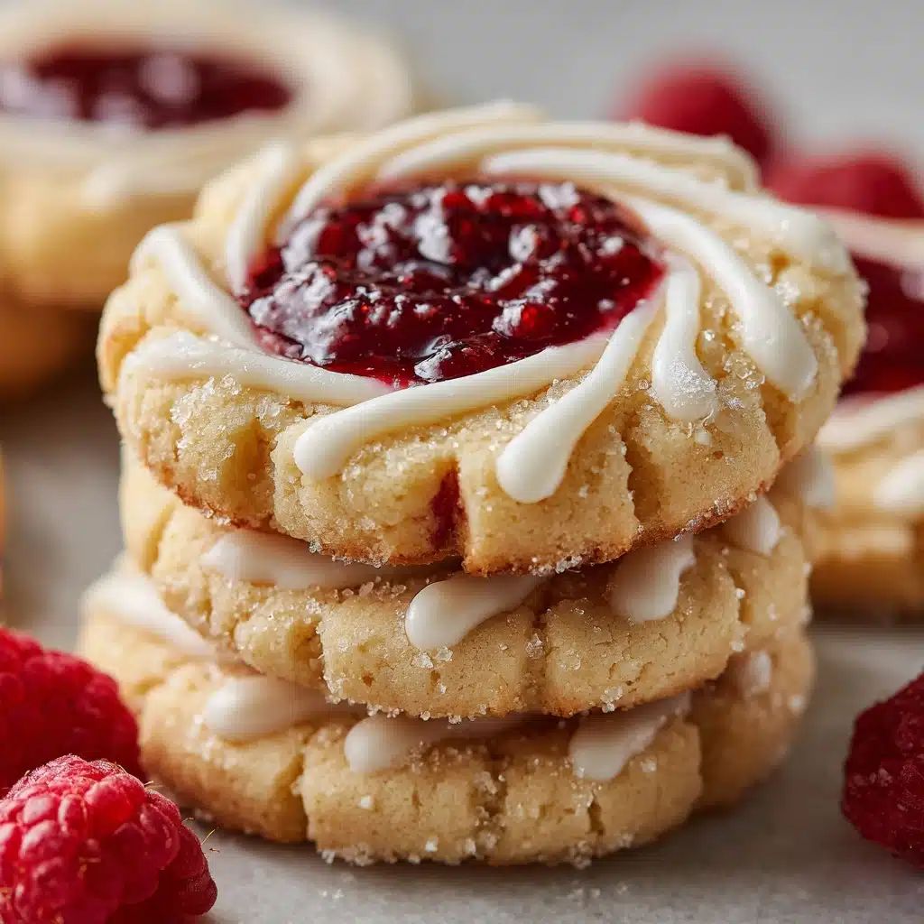 Raspberry Swirl Shortbread Cookies Recipe - Recipe Image