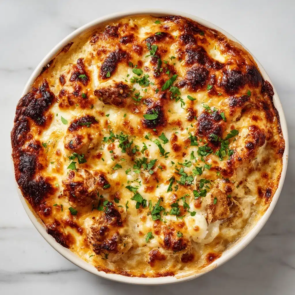 Cheesy Angel Chicken and Rice Casserole Recipe - Recipe Image