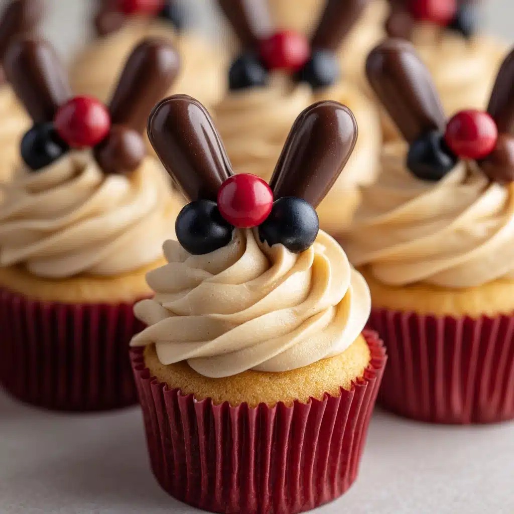 Easy Reindeer Cupcakes Recipe - Recipe Image