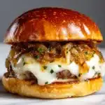 French Onion Soup Burgers Recipe