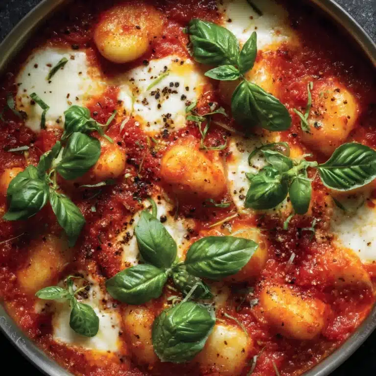 One Pot Tomato Gnocchi with Spinach Recipe