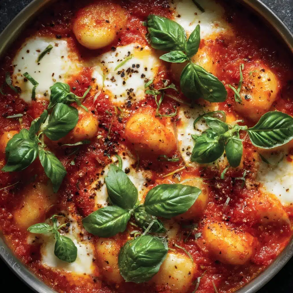 One Pot Tomato Gnocchi with Spinach Recipe