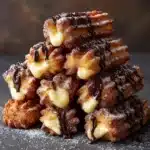 Cookie Dough Cheesecake-Stuffed Churros Recipe