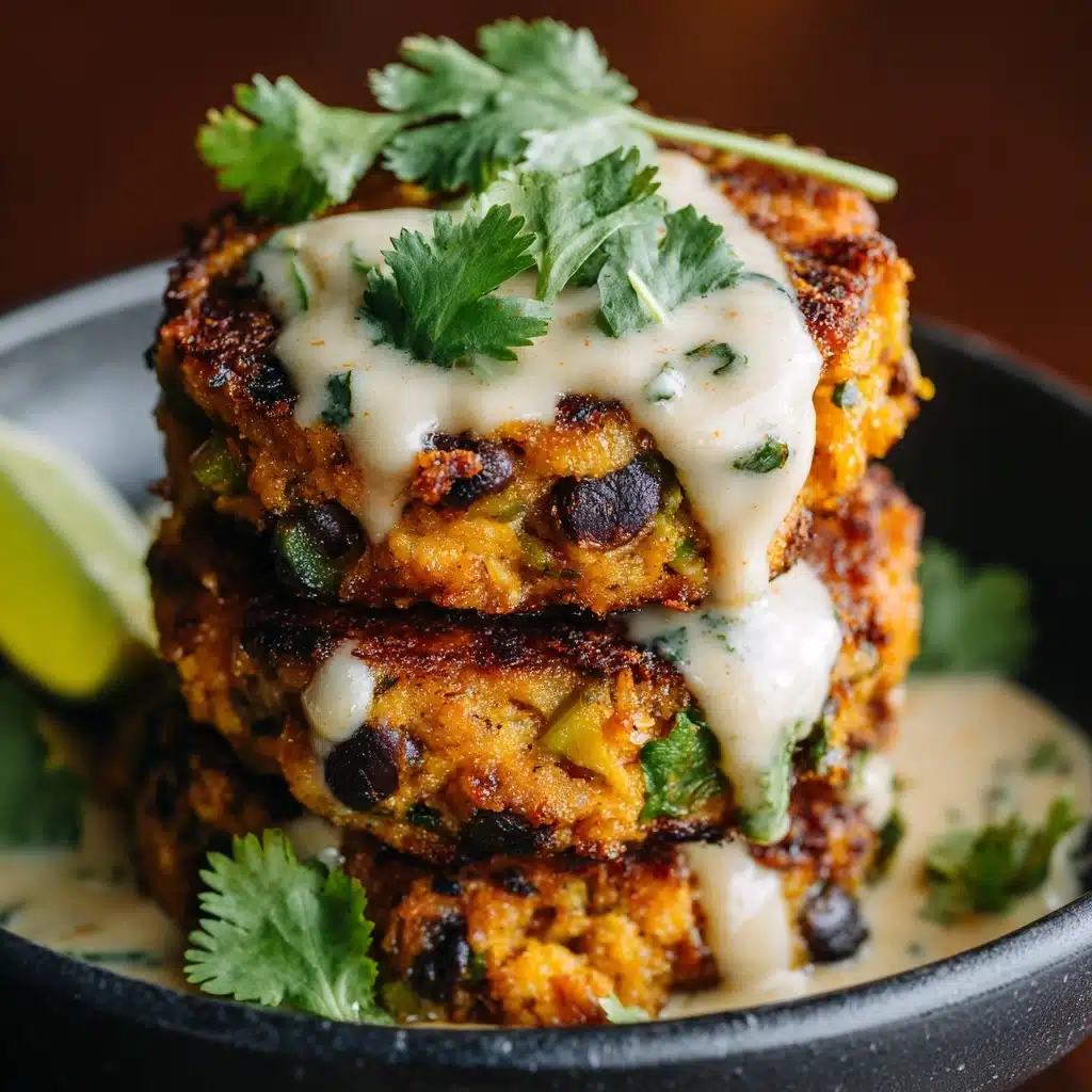 Lime Drenched Sweet Potato Black Bean Patties Recipe - Recipe Image