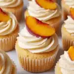 Honey Peach Cream Cheese Cupcakes Recipe