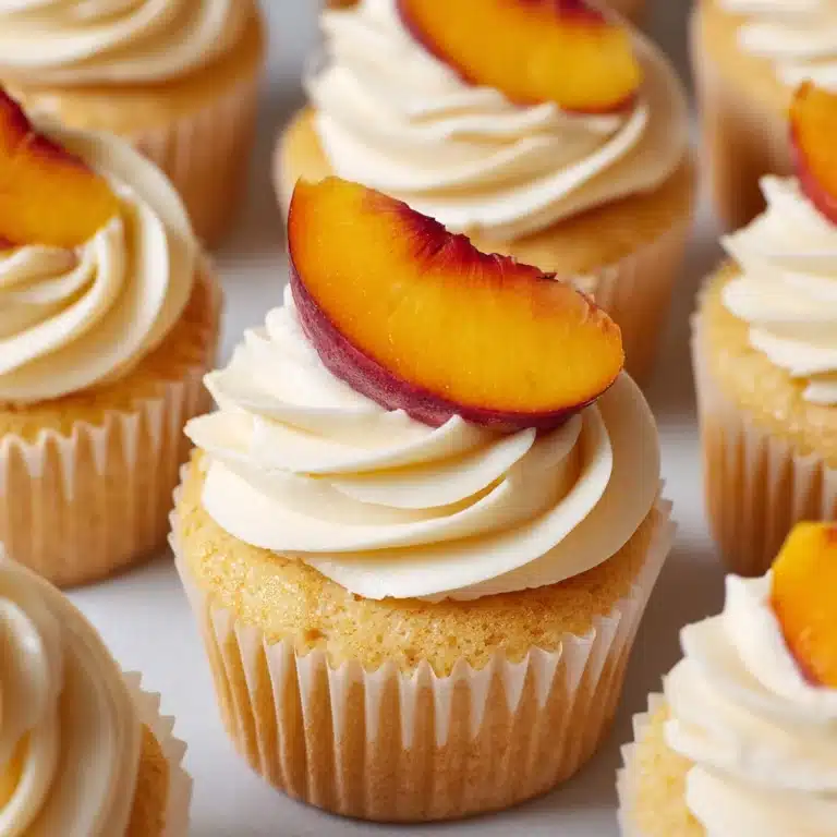 Honey Peach Cream Cheese Cupcakes Recipe