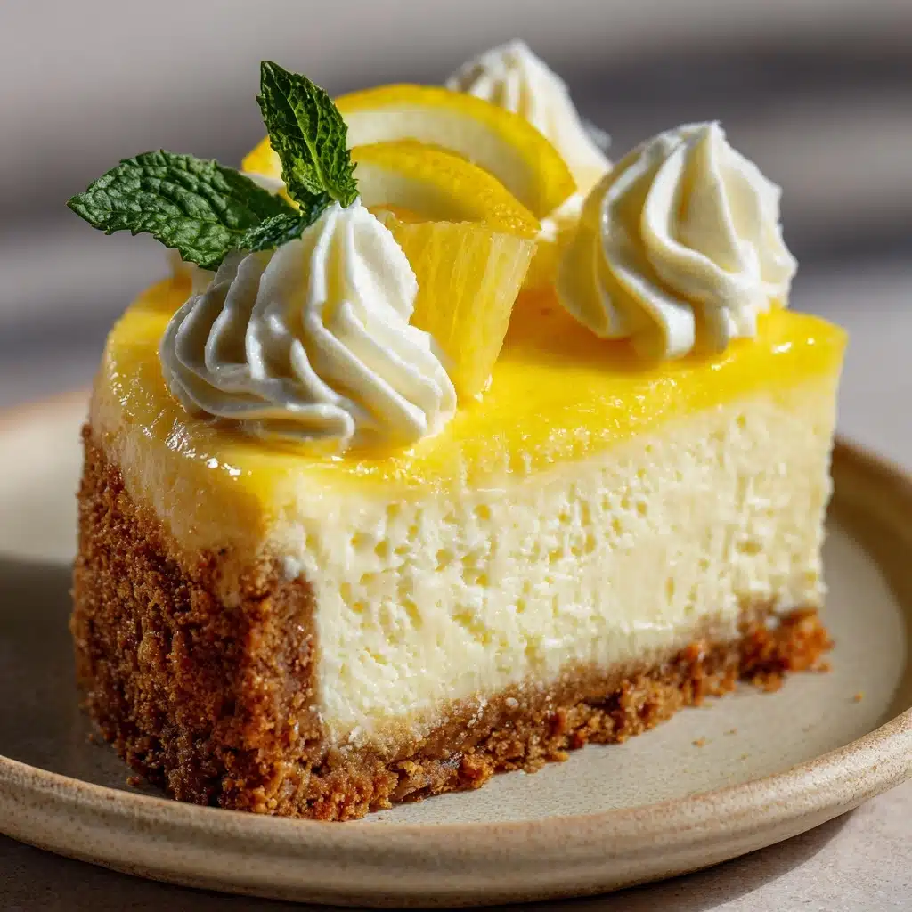Luscious Lemon Cheesecake Recipe - Recipe Image