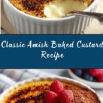 Amish Baked Custard Recipe