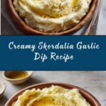 Skordalia Greek Garlic Dip Recipe