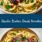 Garlic Butter Steak Lightning Noodles Recipe