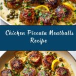 Chicken Piccata Meatballs Recipe