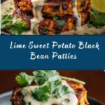 Lime Drenched Sweet Potato Black Bean Patties Recipe