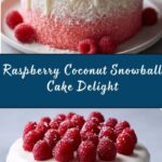 Raspberry Coconut Snowball Cake Recipe